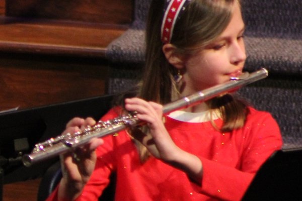 People playing in a band